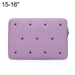 Star-Embroidered Laptop Sleeve Shockproof Protective Case, 13-14 inch, 15-16 inch