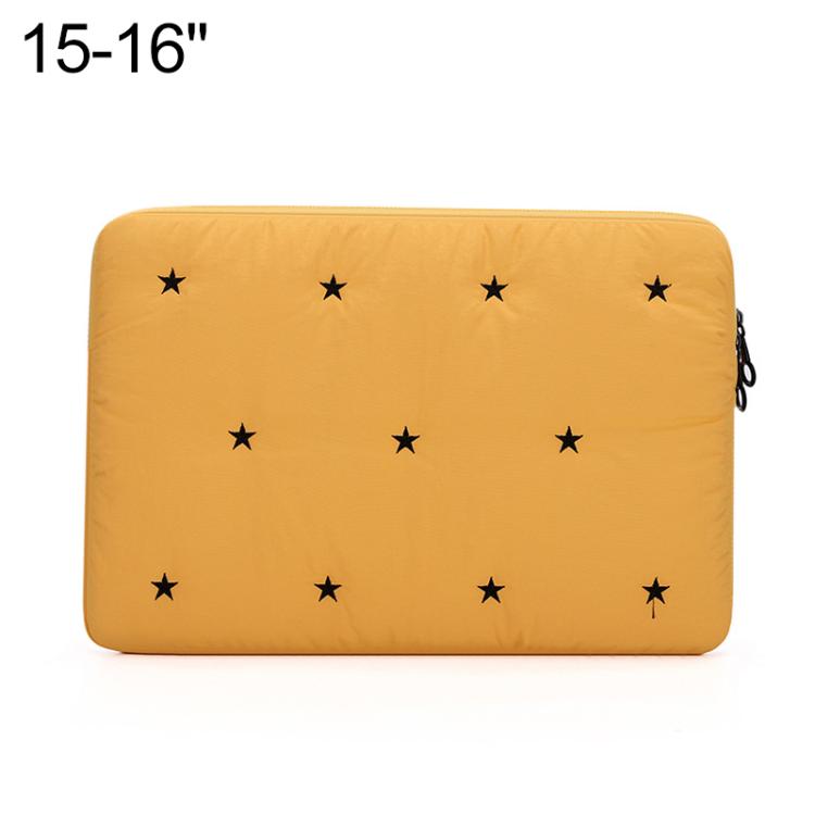 Star-Embroidered Laptop Sleeve Shockproof Protective Case, 13-14 inch, 15-16 inch