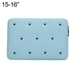 Star-Embroidered Laptop Sleeve Shockproof Protective Case, 13-14 inch, 15-16 inch