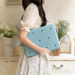 Star-Embroidered Laptop Sleeve Shockproof Protective Case, 13-14 inch, 15-16 inch