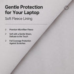 Star-Embroidered Laptop Sleeve Shockproof Protective Case, 13-14 inch, 15-16 inch