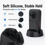 Base antiscivolo in silicone per fotocamera, For Insta360 X6