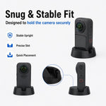 Base antiscivolo in silicone per fotocamera, For Insta360 X6