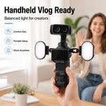 Mini luce LED di riempimento con rotazione a 360° e temperatura di colore regolabile., For Insta360 Luna Ultra