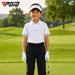 Polo da golf traspirante a maniche corte da ragazzo PGM YF881, S, M, L, XL