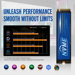 M.2 NVMe PCIe Internal Solid State Drive for Desktop PC, Laptop, Ultrabook Laptop, 128GB, 256GB, 512GB, 1TB