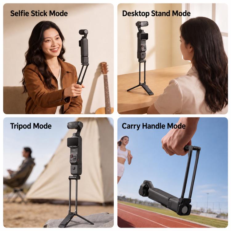 Treppiede magnetico a sgancio rapido per selfie stick, For DJI Osmo Pocket 4P /4 / 3