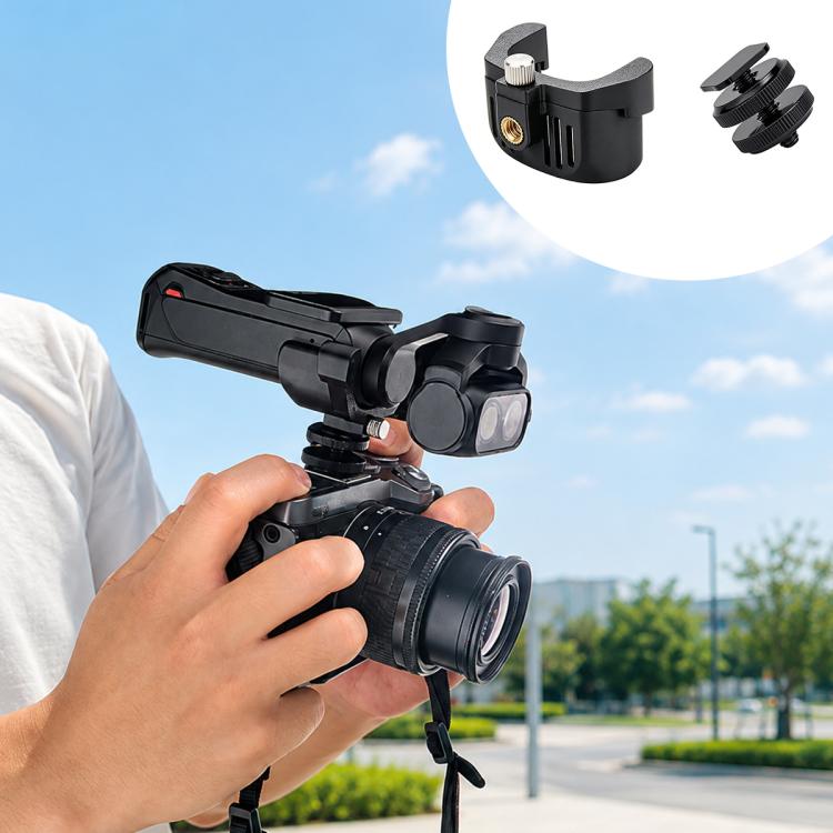 Staffa di espansione multifunzionale con foro per vite da 1/4" e adattatore per slitta a freddo., For Insta360 Luna Ultra