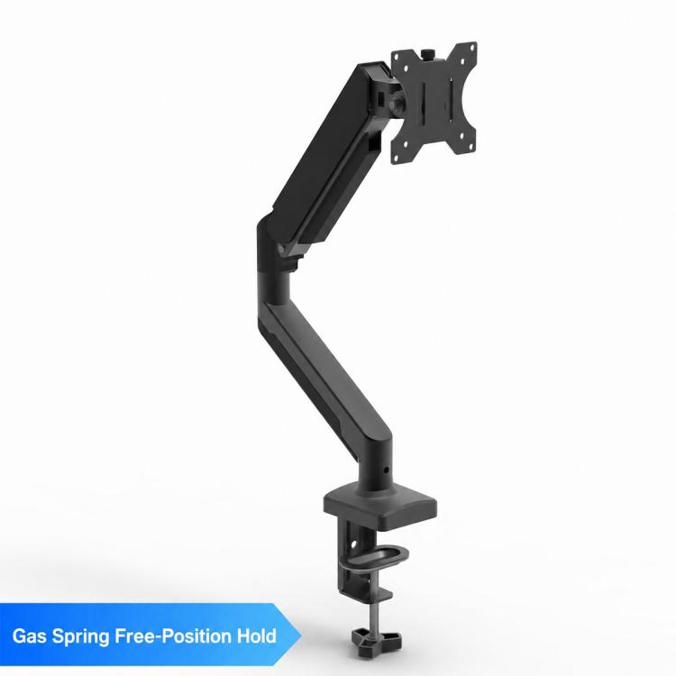 Aluminum Alloy Gas Spring Free-Hovering Monitor Stand for 13–32 Inch Monitors, Column Gas Spring, Column Machinery
