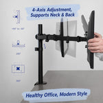 Aluminum Alloy Gas Spring Free-Hovering Monitor Stand for 13–32 Inch Monitors, Column Gas Spring, Column Machinery