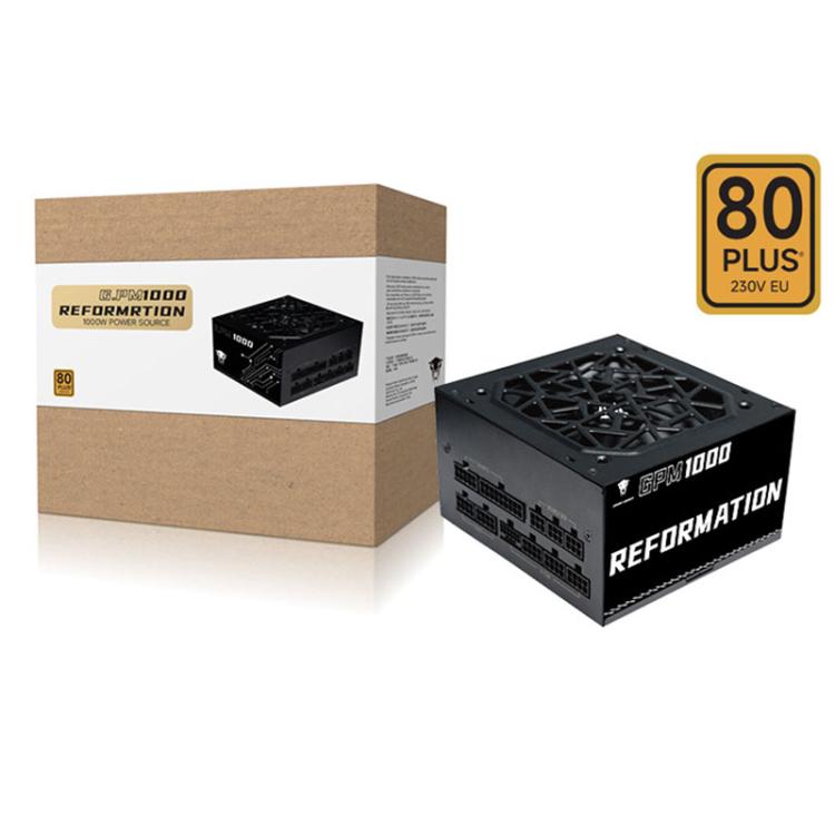Jungle Leopard GPM1000 80 Plus Gold 1000W Fully Modular ATX 3.1 Desktop PC Power Supply, EU Plug