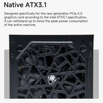 Jungle Leopard GPM1000 80 Plus Gold 1000W Fully Modular ATX 3.1 Desktop PC Power Supply, EU Plug