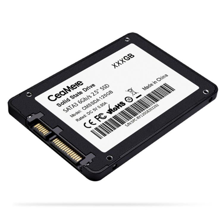 CMSSDA 2.5-inch 6Gbps SATA3 Solid State Drive for Desktop PC / Laptop, 64GB, 120GB, 128GB, 240GB, 256GB, 480GB, 512GB, 960GB, 1TB