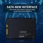 CMSSDA 2.5-inch 6Gbps SATA3 Solid State Drive for Desktop PC / Laptop, 64GB, 120GB, 128GB, 240GB, 256GB, 480GB, 512GB, 960GB, 1TB