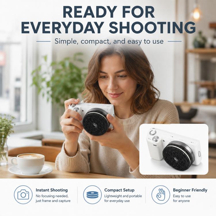 Obiettivo pancake a fuoco fisso da 32 mm F10 per fotocamere Sony con attacco E, For Sony E-mount