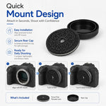 Obiettivo pancake a fuoco fisso da 32 mm F10 per fotocamere Canon con innesto RF, For Canon RF-mount