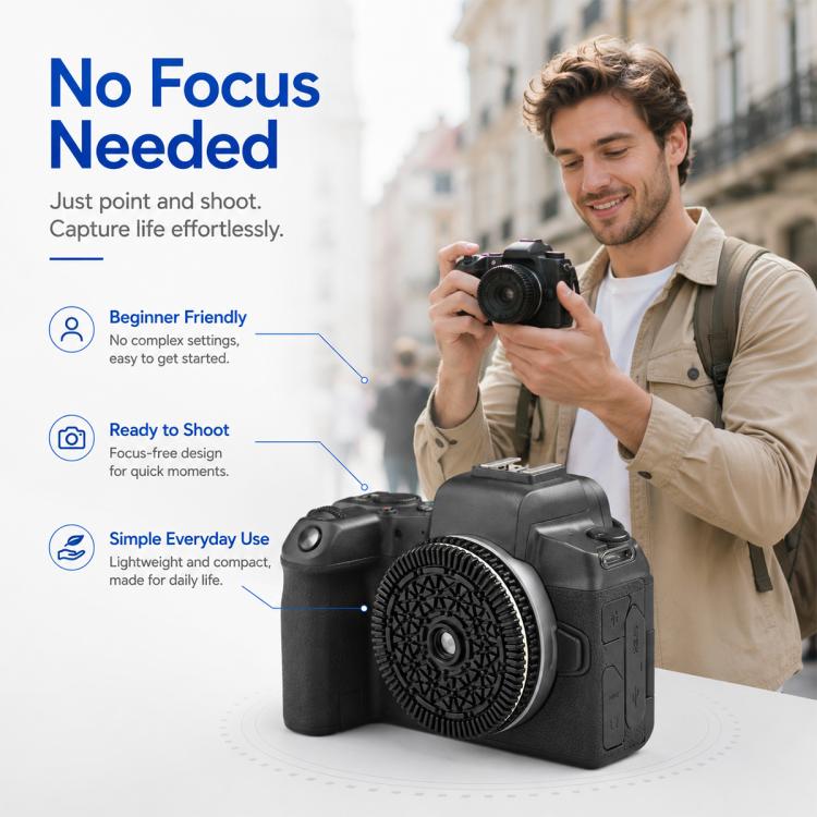 Obiettivo pancake a fuoco fisso da 32 mm F10 per fotocamere Canon con innesto RF, For Canon RF-mount