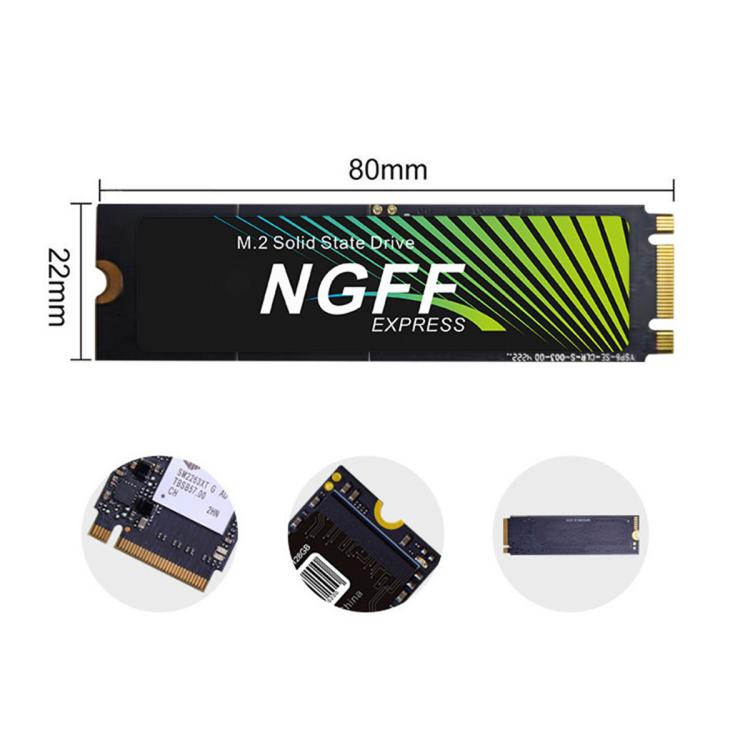 M.2 NGFF SATA SSD Internal Solid State Drive for Desktop PC and Laptop, 128GB, 256GB, 512GB, 1TB