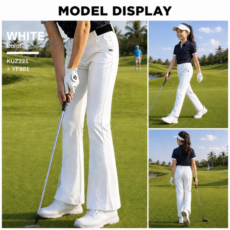 Pantaloni da golf traspiranti da ragazza PGM KUZ221, S, M, L, XL
