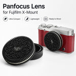Obiettivo pancake a fuoco fisso da 32 mm F10 per fotocamere mirrorless Fujifilm con attacco X., For Fujifilm X-mount