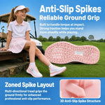 Scarpe da golf PGM XZ475 da ragazza, ammortizzate, traspiranti e antiscivolo, con elevato ritorno di energia., 31, 32, 33, 34, 35, 36, 37, 38