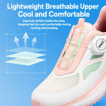 Scarpe da golf PGM XZ475 da ragazza, ammortizzate, traspiranti e antiscivolo, con elevato ritorno di energia., 31, 32, 33, 34, 35, 36, 37, 38