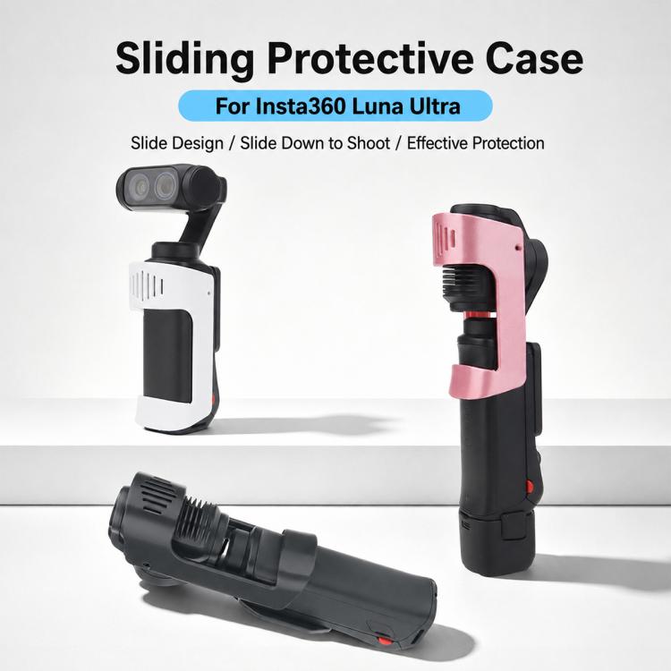 Cover posteriore protettiva scorrevole con clip a sgancio rapido, For Insta360 Luna Ultra