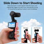 Cover posteriore protettiva scorrevole con clip a sgancio rapido, For Insta360 Luna Ultra