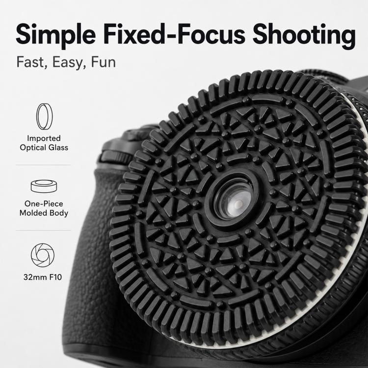 Obiettivo pancake a fuoco fisso da 32 mm F10 per fotocamere mirrorless Nikon con attacco Z, For Nikon Z-mount