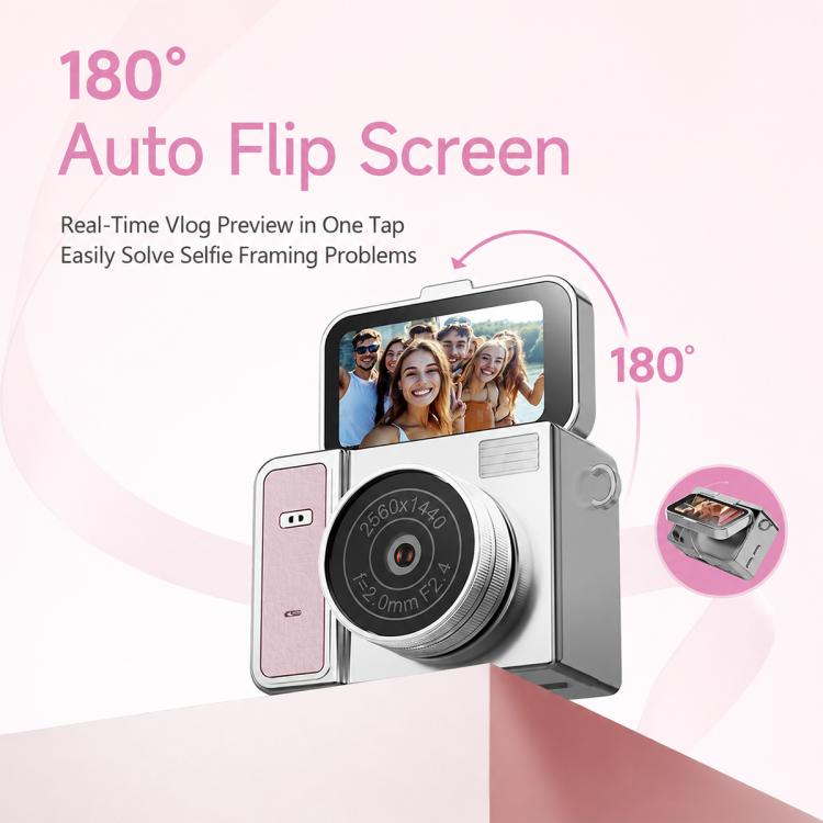 S162 1.47 inch IPS Screen Neckband Flip Screen Thumb Mini Camera, No Memory, 8G, 16G, 32G