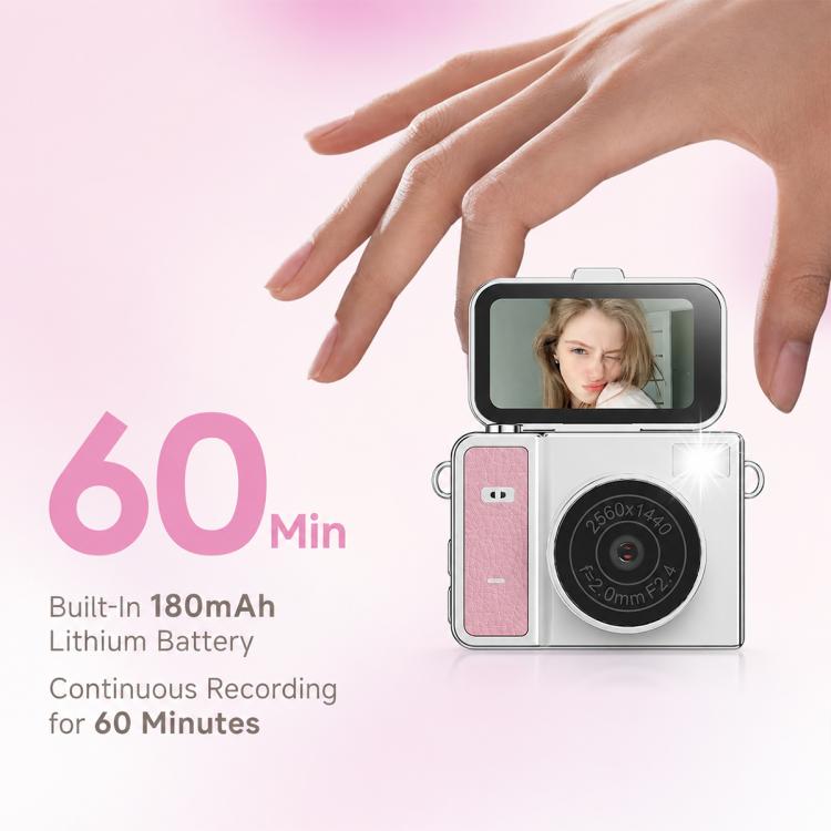 S162 1.47 inch IPS Screen Neckband Flip Screen Thumb Mini Camera, No Memory, 8G, 16G, 32G