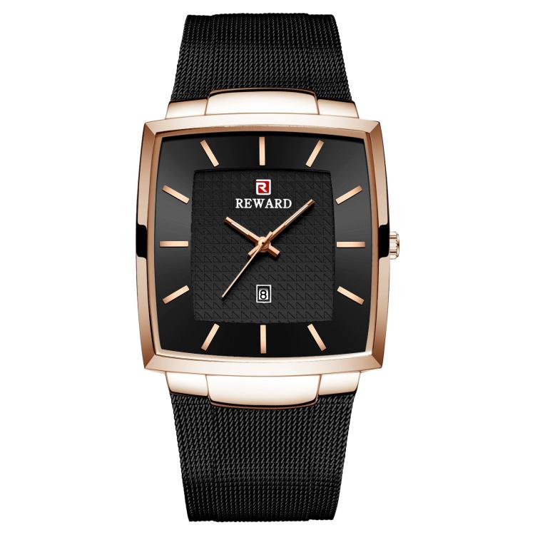 Orologio da uomo REWARD RD62009M al quarzo con datario e cinturino a maglia