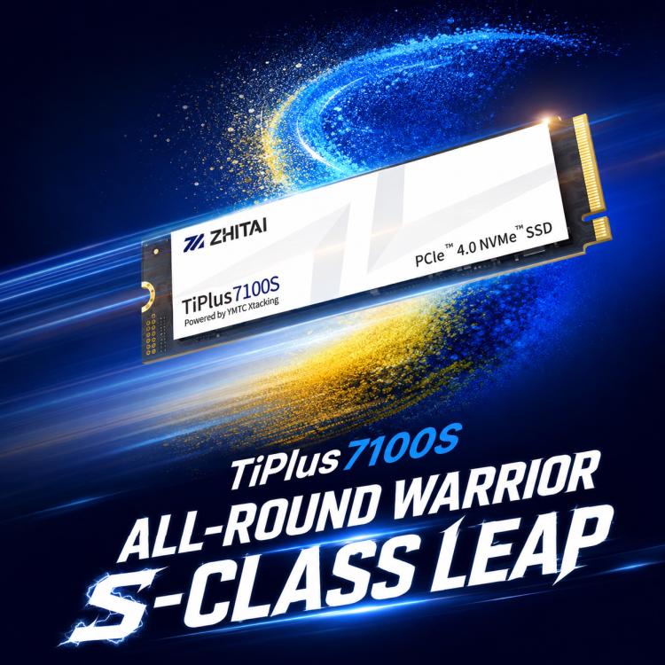 ZHITAI TiPlus7100s 2TB PCIe 4.0 NVMe M.2 SSD Internal Solid State Drive for Desktop PC and Laptop