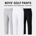 Pantaloni da golf elasticizzati e traspiranti PGM KUZ219 per ragazzo, S, M, L, XL