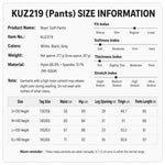 Pantaloni da golf elasticizzati e traspiranti PGM KUZ219 per ragazzo, S, M, L, XL