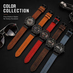 Orologio da uomo CURREN M8301 classico con cinturino in pelle, display analogico e datario.
