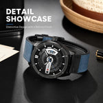 Orologio da uomo CURREN M8301 classico con cinturino in pelle, display analogico e datario.
