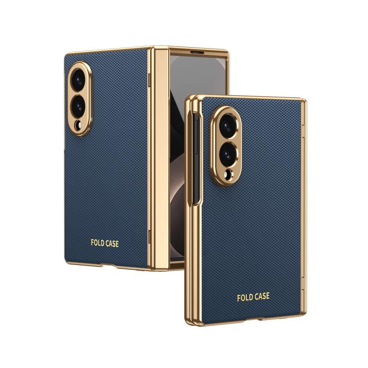 Custodia per telefono pieghevole antiurto in PC galvanizzato e pelle vegana, For Galaxy Z Fold8 5G, For Galaxy Z Fold8 Ultra 5G, For Galaxy Z Flip8 5G, For Galaxy Z Fold7 5G