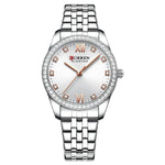 Orologio da donna CURREN 9086 al quarzo, elegante e con cinturino in acciaio inossidabile.
