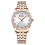 Orologio da donna CURREN 9086 al quarzo, elegante e con cinturino in acciaio inossidabile.