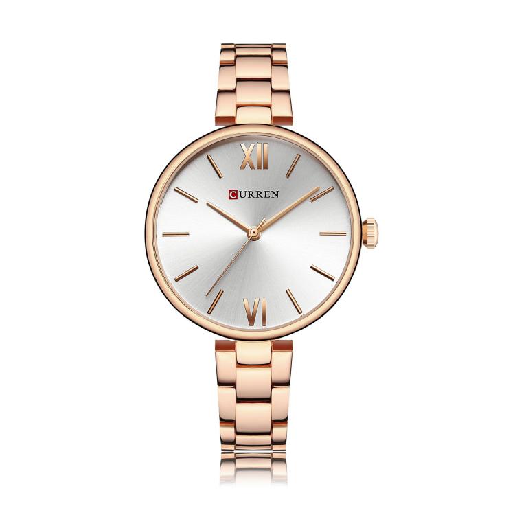 Orologio da donna CURREN M9017 al quarzo, elegante e con cinturino in lega.