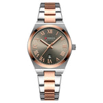 Orologio da donna CURREN 9095 al quarzo, elegante, con calendario e cinturino in acciaio inossidabile.