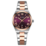 Orologio da donna CURREN 9095 al quarzo, elegante, con calendario e cinturino in acciaio inossidabile.