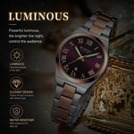 Orologio da donna CURREN 9095 al quarzo, elegante, con calendario e cinturino in acciaio inossidabile.
