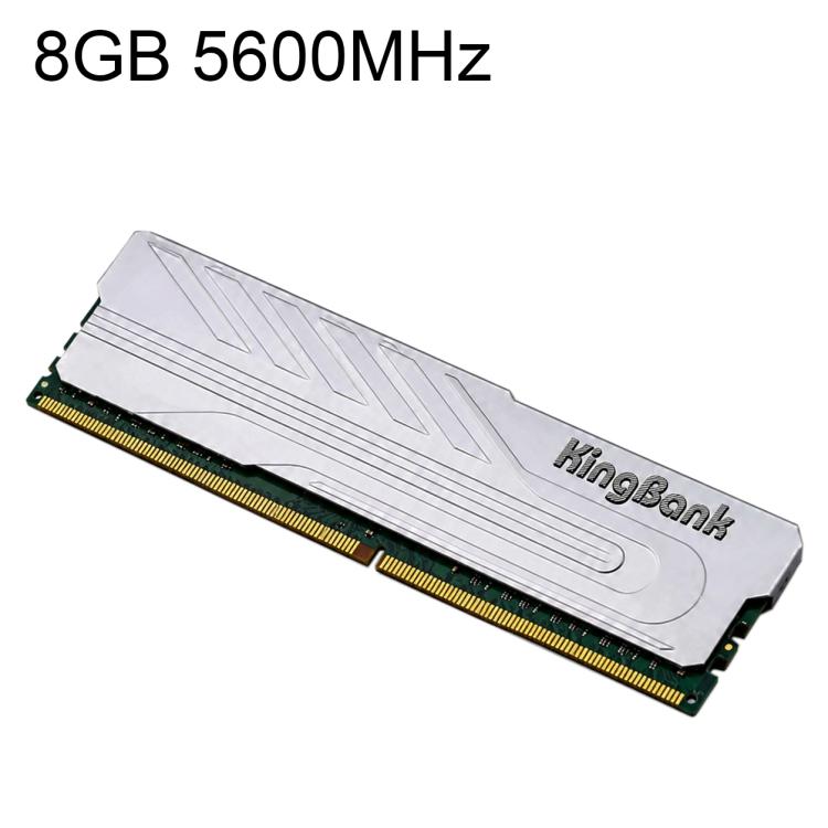 KINGBANK Silver Knight DDR5 Desktop RAM, 8GB 4800MHz, 8GB 5600MHz, 16GB 4800MHz, 16GB 5600MHz, 16GB 6000MHz, 16GB 6400MHz, 32GB 5600MHz, 32GB 6000MHz