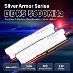 KINGBANK Silver Knight DDR5 Desktop RAM, 8GB 4800MHz, 8GB 5600MHz, 16GB 4800MHz, 16GB 5600MHz, 16GB 6000MHz, 16GB 6400MHz, 32GB 5600MHz, 32GB 6000MHz