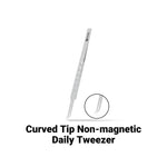 2UUL TW23 Curved Tip Non-magnetic Daily Tweezers