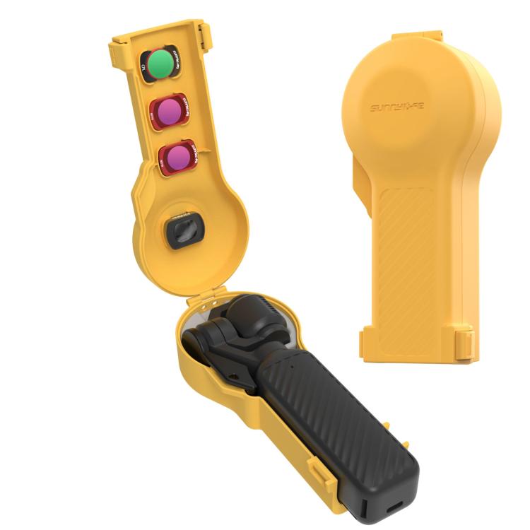 Copertura protettiva a forma di bulbo Sunnylife con scatola filtro, compatibile con morsetto cardanico, For DJI Osmo Pocket 4 / 3