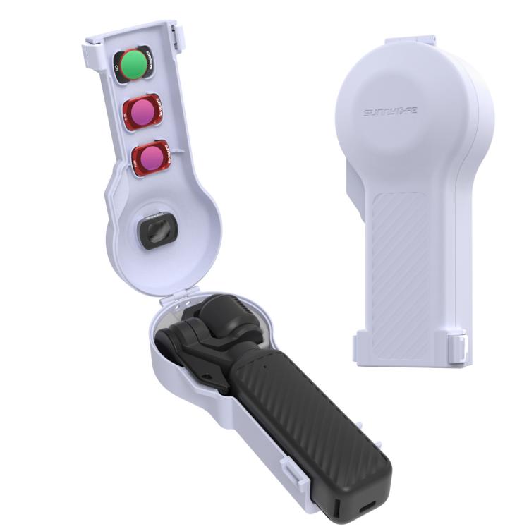 Copertura protettiva a forma di bulbo Sunnylife con scatola filtro, compatibile con morsetto cardanico, For DJI Osmo Pocket 4 / 3