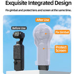Copertura protettiva a forma di bulbo Sunnylife con scatola filtro, compatibile con morsetto cardanico, For DJI Osmo Pocket 4 / 3